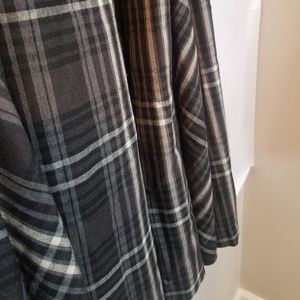 ❤ FOCUS 2000 Full Length Plaid Skirt Sz 10